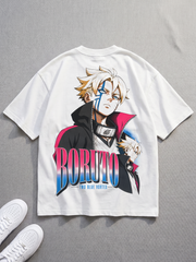 Polera Oversize Boruto Two Blue Vortex
