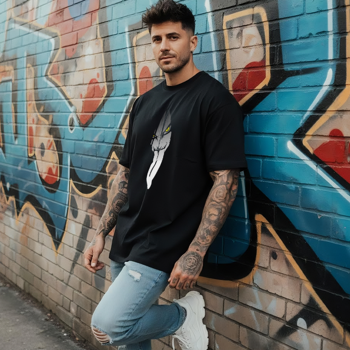 Camiseta oversize Streetwear Orochimaru – Villano Legendario