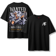 Polera Anime Luffy Gear 5 One Piece Oversize