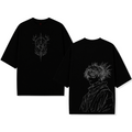 Camiseta Streetwear oversize Choso Minimal polera Jujutsu Kaisen