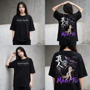 Polera Mahito Jujutsu Kaisen Streetwear Oversize