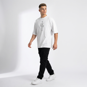 Polera Sukuna Jujutsu Kaisen Monochrome Oversize