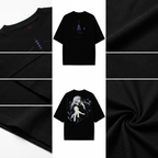 Camiseta Mahito Jujutsu Kaisen Oversize Negra