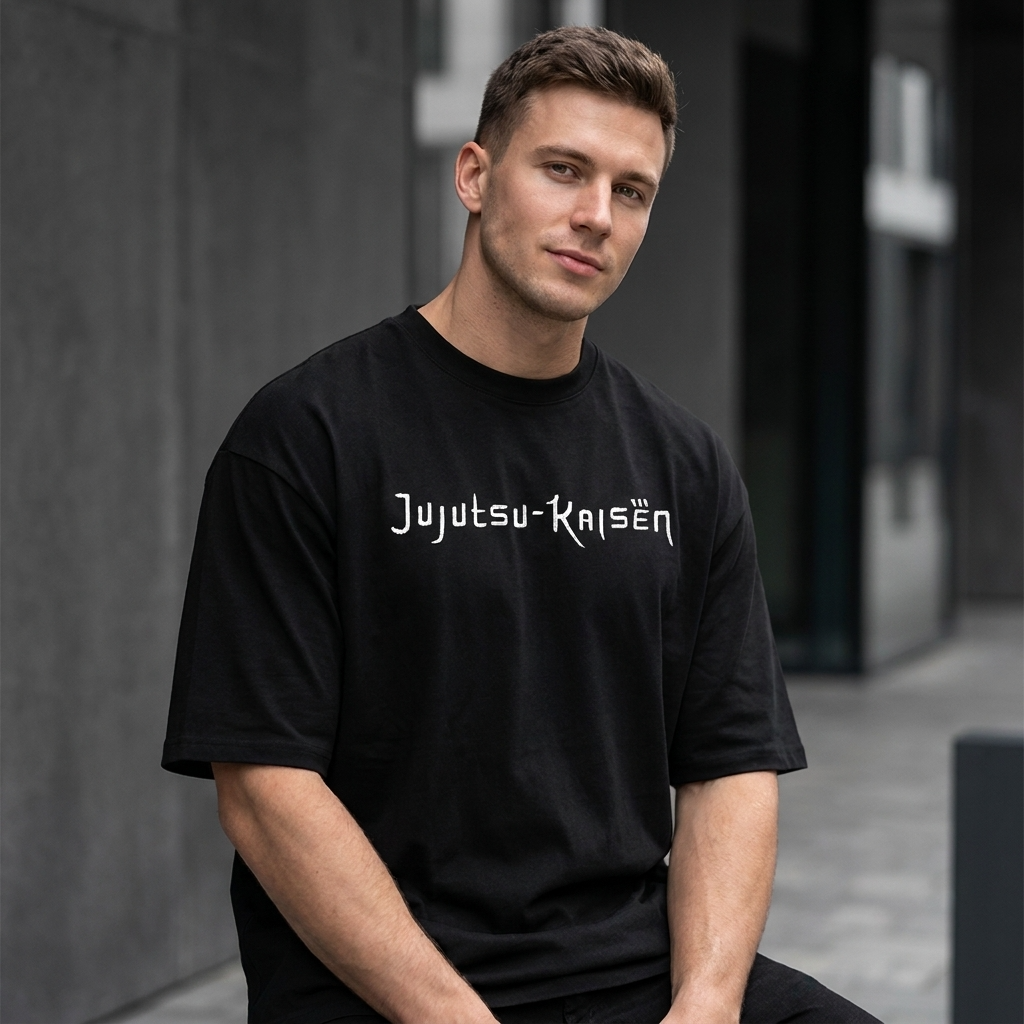 Camiseta Oversize Toji Fushiguro Jujutsu Kaisen Shadow Style
