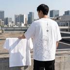 Camiseta Mahito oversize Minimal Jujutsu Kaisen Streetwear