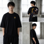 Polera Suguru Geto Jujutsu Kaisen Negra Oversize