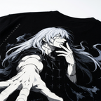 Camiseta Mahito Jujutsu Kaisen Oversize Negra