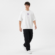 Polera Maga Oscura Yu-Gi-Oh! Blanca Oversize 240g