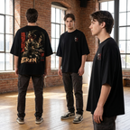 Camiseta Oversize Eren Yeager Attack on Titan