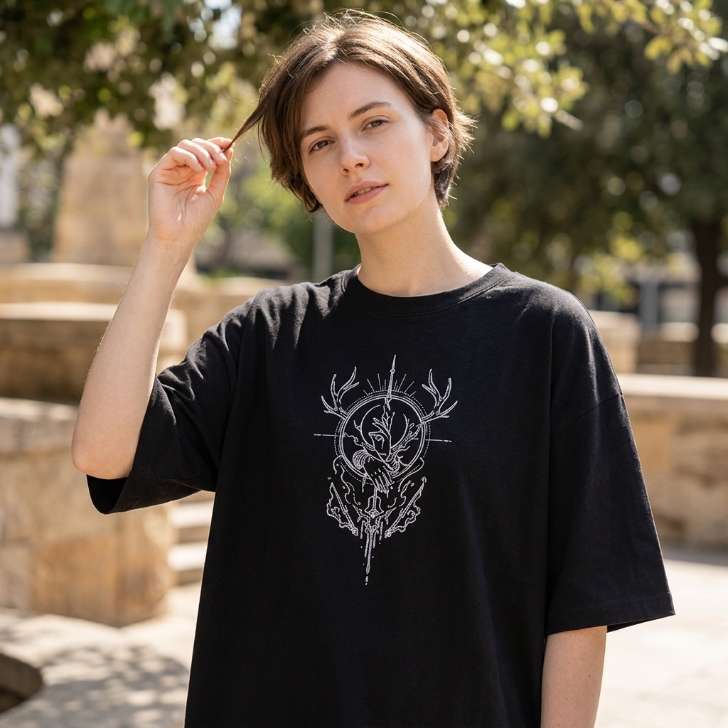 Camiseta Streetwear oversize Choso Minimal polera Jujutsu Kaisen