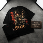 Camiseta Oversize Eren Yeager Attack on Titan