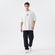 Polera Maga Oscura Yu-Gi-Oh! Blanca Oversize 240g