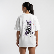 Polera Maga Oscura Yu-Gi-Oh! Blanca Oversize 240g