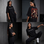 Camiseta Oversize Sukuna Jujutsu Kaisen Infernal Streetwear