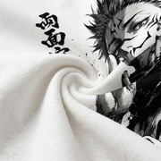 Polera Sukuna Jujutsu Kaisen Monochrome Oversize