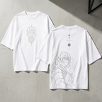 Camiseta Mahito oversize Minimal Jujutsu Kaisen Streetwear