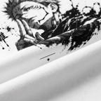 Camiseta Oversize Sukuna Jujutsu Kaisen Ink Monochrome