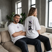 Polera Maga Oscura Yu-Gi-Oh! Blanca Oversize 240g