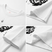 Polera Sukuna Jujutsu Kaisen Monochrome Oversize