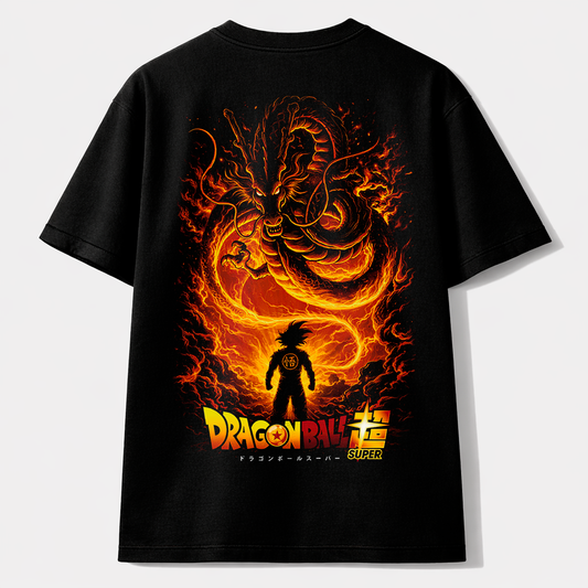 Camiseta Dragon Ball Super Shenlong Fuego – Poder Legendario