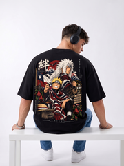 Polera Oversize Naruto y Jiraiya Fiestas Patrias