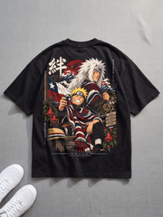 Polera Oversize Naruto y Jiraiya Fiestas Patrias