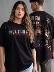 Polera Oversize Eren Yeager Attack on Titan Fiestas Patrias