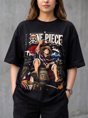 Polera Oversize Luffy One Piece Fiestas Patrias