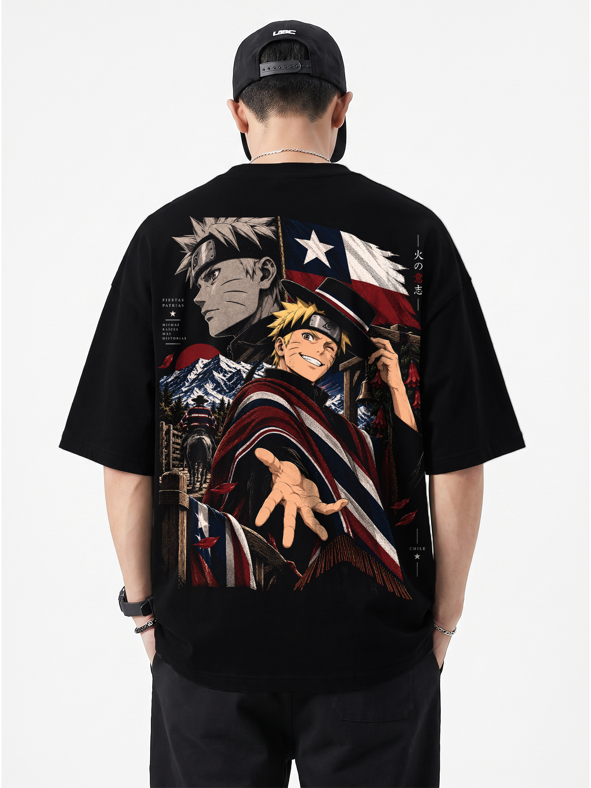 Polera Oversize Naruto Shippuden Fiestas Patrias