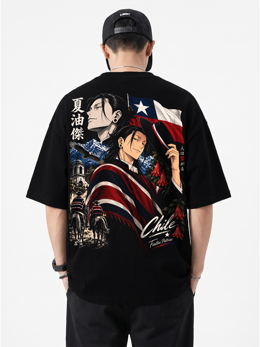 Polera Oversize Geto Jujutsu Kaisen Fiestas Patrias