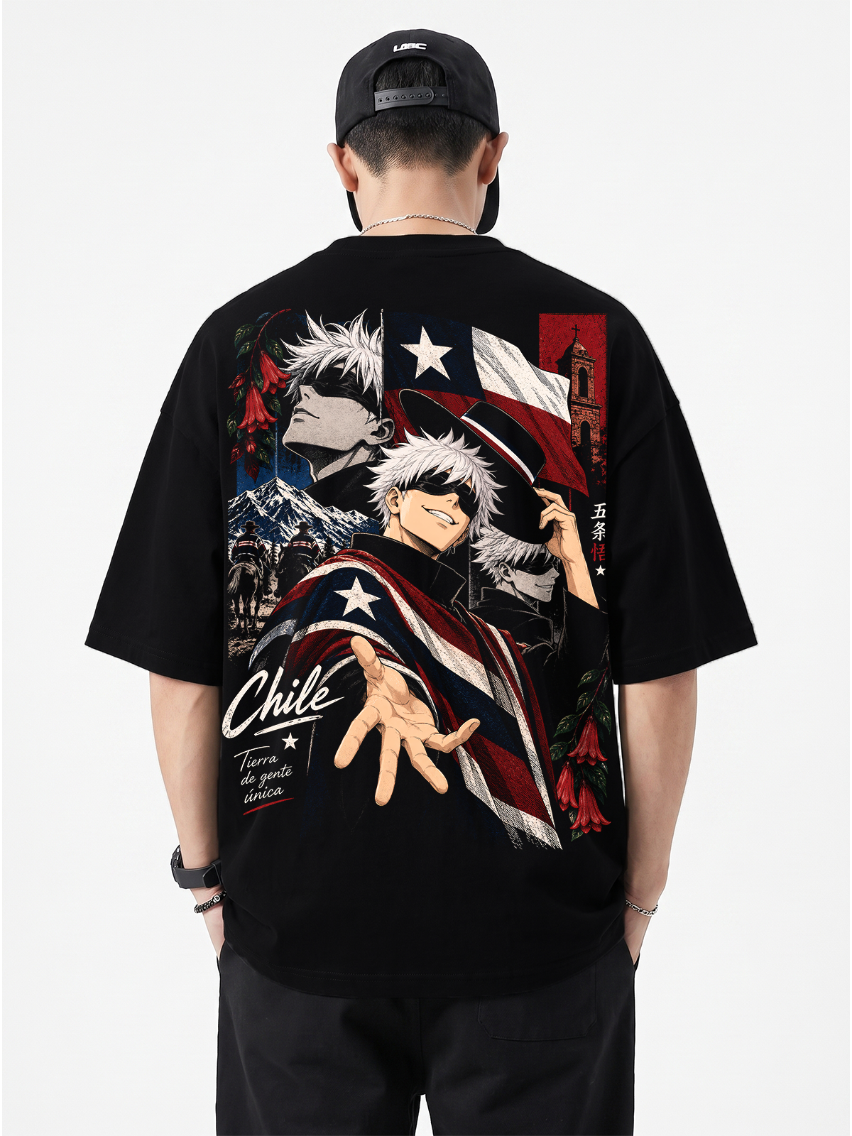 Polera Oversize Gojo Jujutsu Kaisen Fiestas Patrias