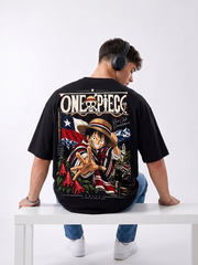 Polera Oversize Luffy One Piece Fiestas Patrias