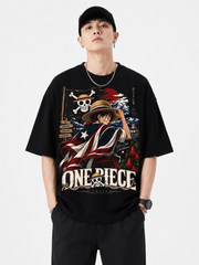 Polera Oversize Luffy One Piece Fiestas Patrias