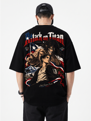 Polera Oversize Eren Yeager Attack on Titan Fiestas Patrias