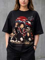 Polera Oversize Tanjiro Demon Slayer Fiestas Patrias
