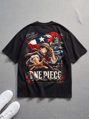 Polera Oversize Luffy One Piece Chile Fiestas Patrias