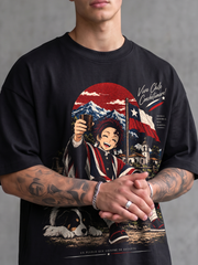 Polera Oversize Tanjiro Demon Slayer Fiestas Patrias