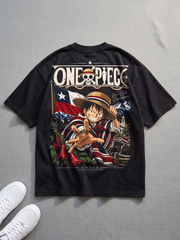 Polera Oversize Luffy One Piece Fiestas Patrias