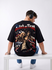 Polera Oversize Eren Yeager Attack on Titan Fiestas Patrias
