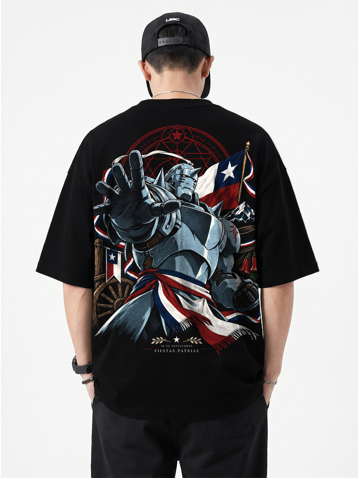 Polera Oversize Alphonse Elric Fullmetal Alchemist Fiestas Patrias
