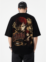 Polera Oversize Gaara Naruto Shippuden Vintage