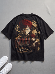 Polera Oversize Gaara Naruto Shippuden Vintage