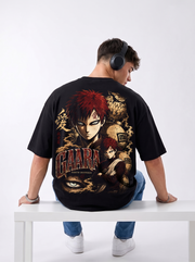 Polera Oversize Gaara Naruto Shippuden Vintage