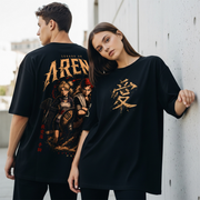 Polera Anime Gaara Temari Kankuro Naruto Oversize