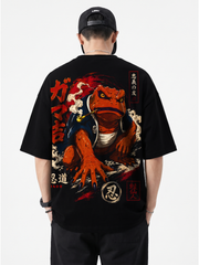 Polera Anime Gamabunta Naruto Shippuden Oversize