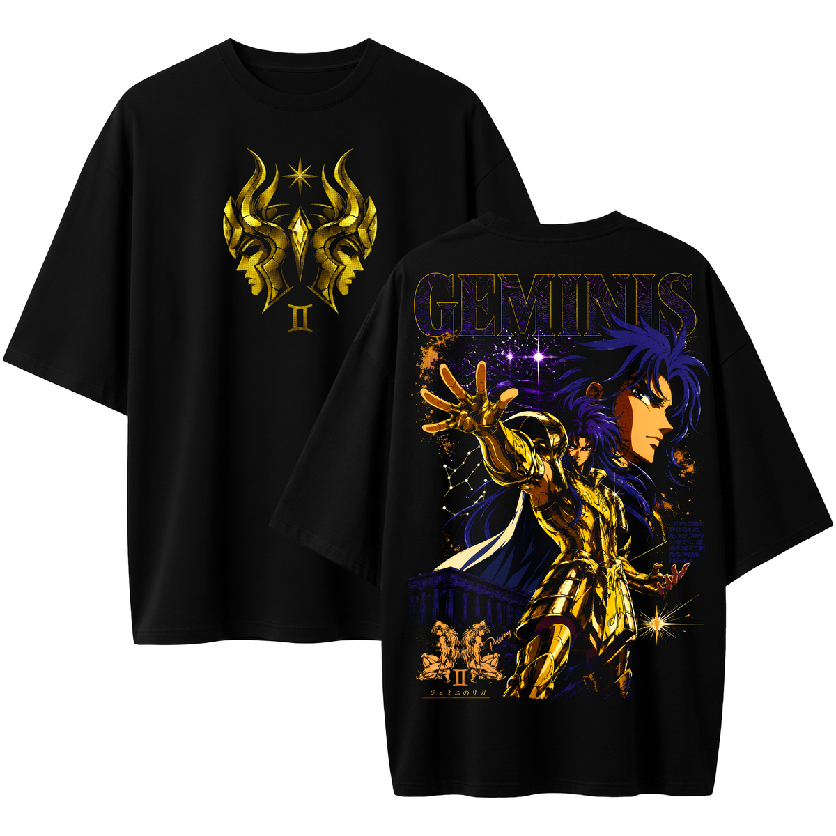 Polera Saga Géminis Saint Seiya Caballero Dorado