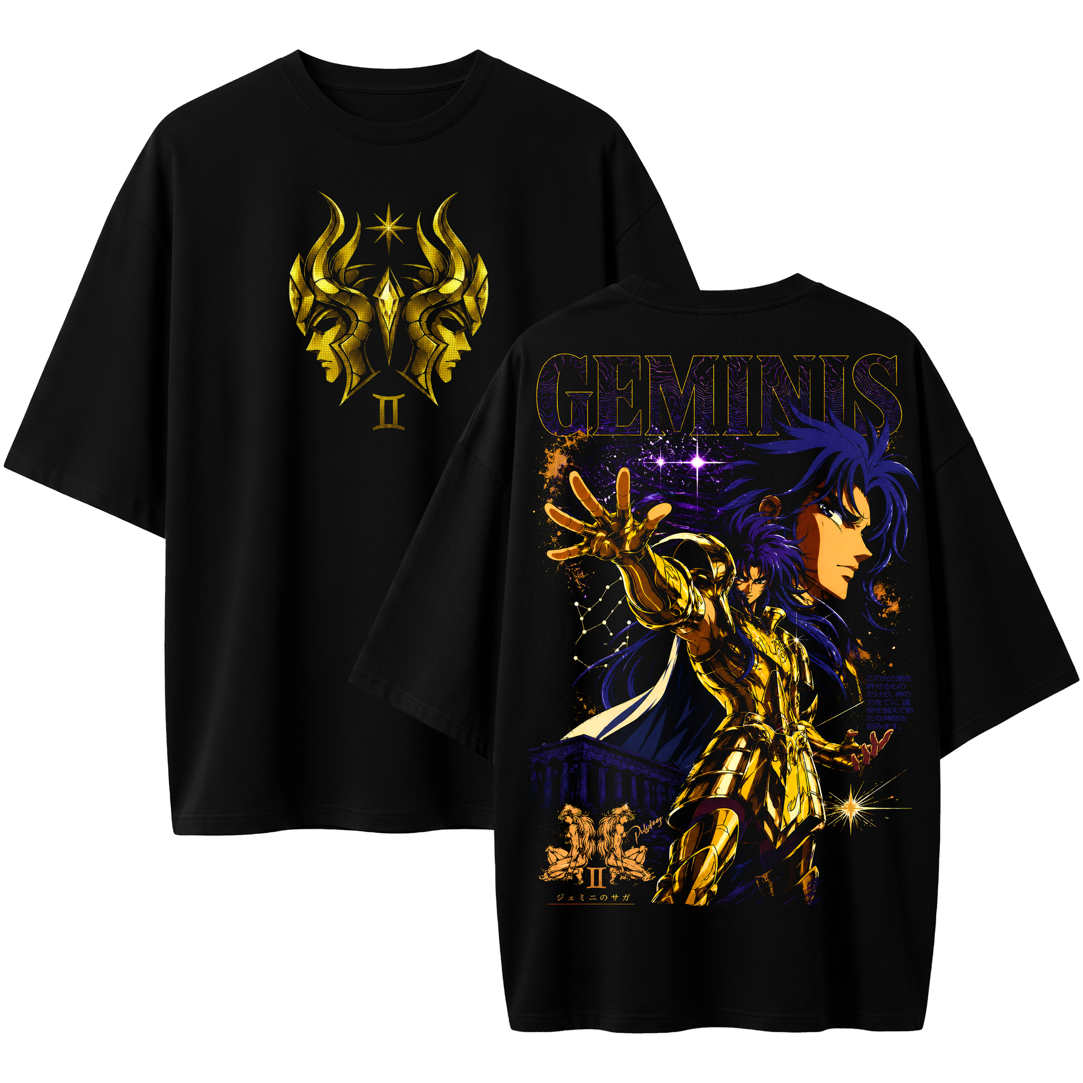 Polera Saga Géminis Saint Seiya Caballero Dorado
