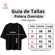 Polera Mahito Jujutsu Kaisen Streetwear Oversize
