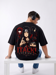 Polera Oversize Itachi Akatsuki Naruto Shippuden