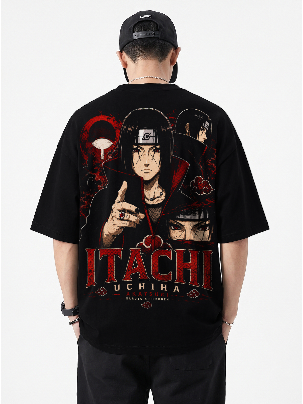 Polera Oversize Itachi Akatsuki Naruto Shippuden